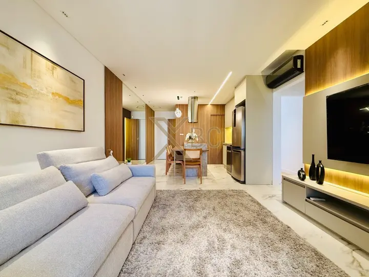 Edifício Paganini Tower - Apartamento mobiliado com 2 suítes e lazer completo no Centro de Balneário Camboriú