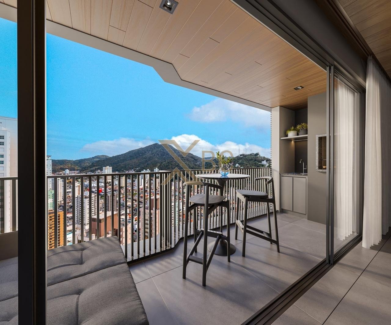Marina Bay - Apartamento com 3 suítes e sacada panorâmica