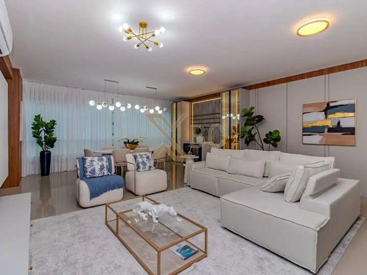 Edifício Rovere Della Luna - Apartamento com 1 suíte + 2 demi-suítes, mobiliado e decorado no Centro de Balneário Camboriú