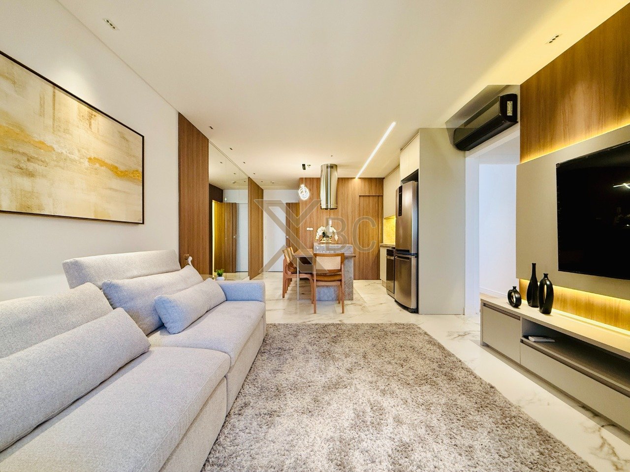 Edifício Paganini Tower - Apartamento mobiliado com 2 suítes e lazer completo no Centro de Balneário Camboriú