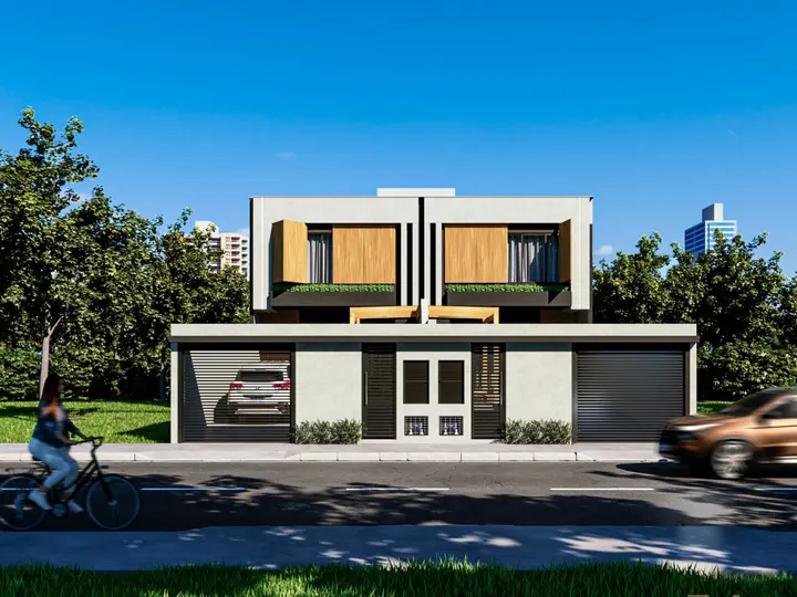 Casa alto padrão à venda com 03 suítes e 02 vagas de garagem em Camboriú.