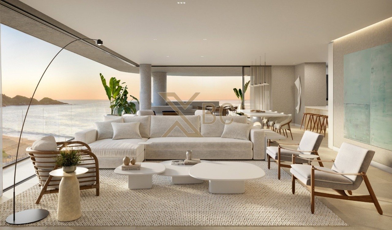 Ená Praia do Estaleiro - Apartamento exclusivo com 4 suítes e 396 m² frente mar